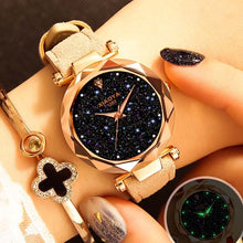 Load image into Gallery viewer, Fashion Quartz Watch Starry Sky Multicolor Leather