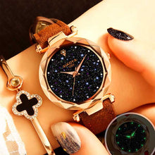 Load image into Gallery viewer, Fashion Quartz Watch Starry Sky Multicolor Leather