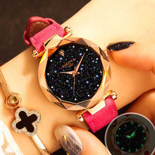 Load image into Gallery viewer, Fashion Quartz Watch Starry Sky Multicolor Leather