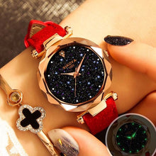Load image into Gallery viewer, Fashion Quartz Watch Starry Sky Multicolor Leather
