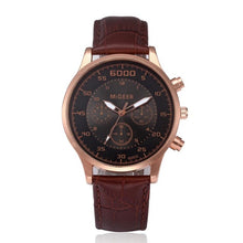 Load image into Gallery viewer, Mens Watches Causal Leather Band  Watch