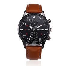 Load image into Gallery viewer, Retro  Men Watch Leather Army Military Sport Watches