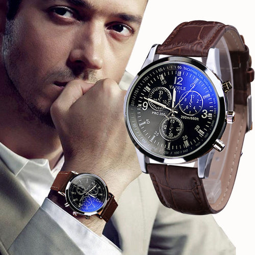 Watches Blue Ray Men Wrist Watch